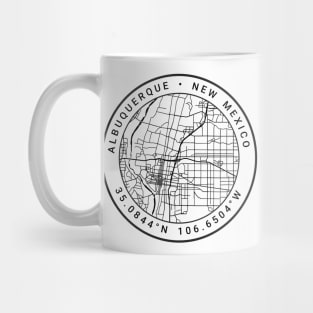 Albuquerque Map Mug